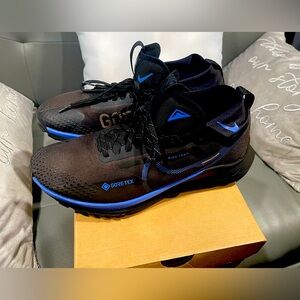 Nike React Pegasus Trail 4 Gore-Tex Brown Blue Black